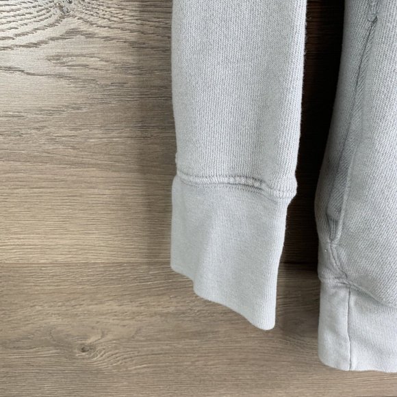 Time And Tru Cowl Neck Sweatshirt Women's XL LS Grey Heather Side Seam Pockets - Picture 3 of 10